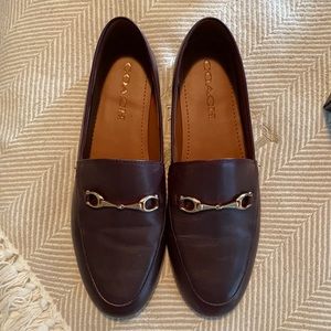 Coach women’s leather Haley loafer